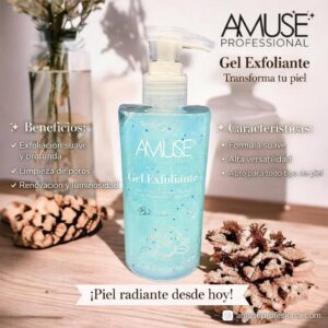 Gel Exfoliante Facial Amuse Professional 150 ml | Exfoliación suave, limpia poros y renueva la piel