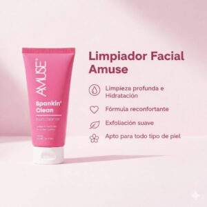Limpiador Facial Espumoso Amuse Spankin’ Clean 100 ml | Aclara la piel, elimina manchas y limpia profundamente
